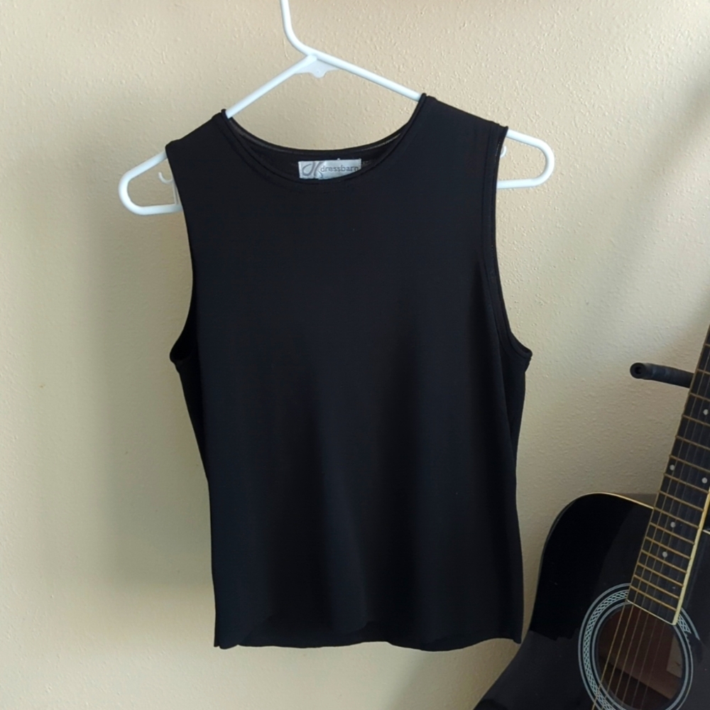 Black tank top